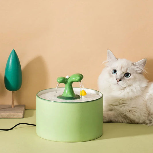 Fuente de Agua Eléctrica para Mascotas aqua pet ceramica