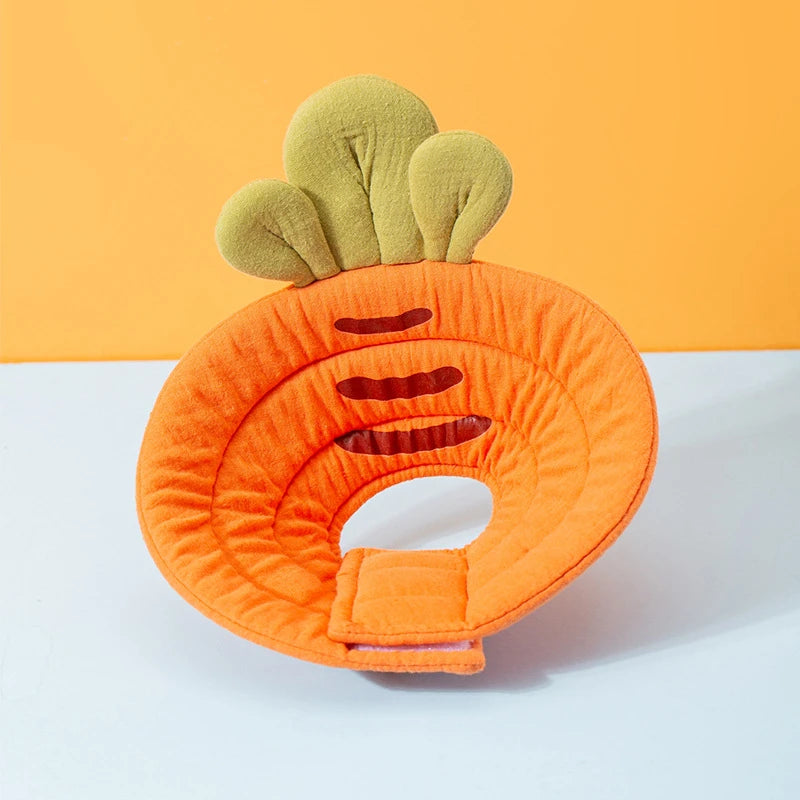 Collar Isabelino Postoperatorio para Perros Pequeños y Gatos – Protección contra Lameduras y Mordeduras