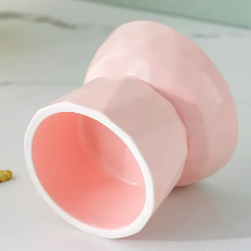 Comedero elevado de cerámica para gatos y perros pequeños