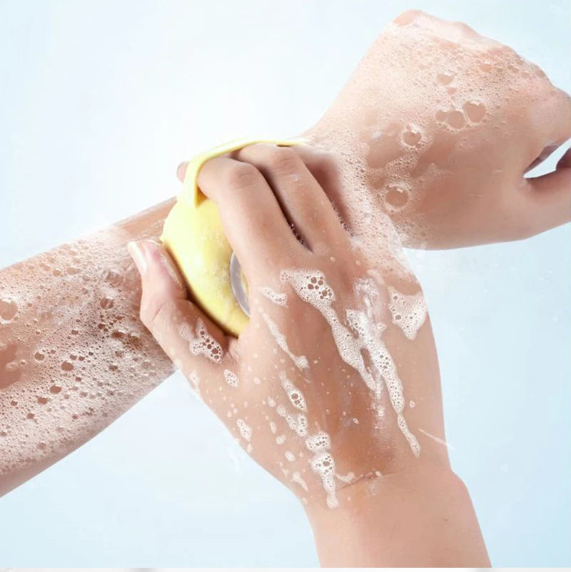 Cepillo de baño de silicona para mascotas