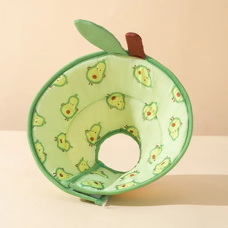 Collar Isabelino Postoperatorio para Perros Pequeños y Gatos – Protección contra Lameduras y Mordeduras