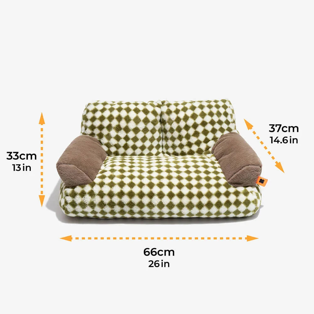 Sofá-cama para perros pequeños y gatos – con funda desmontable