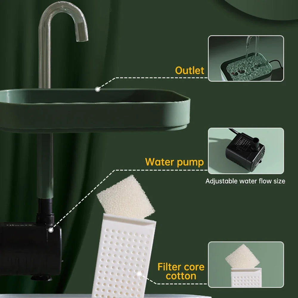 fuente para gatos de 1,5 L