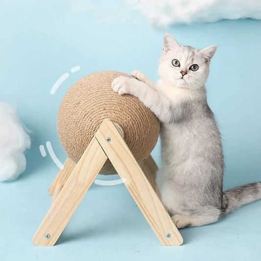 Bola rascadora para gatos – Juego y cuidado de garras en uno