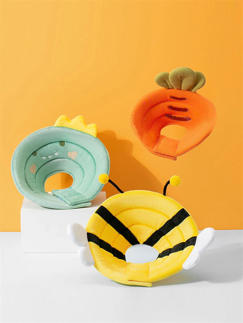 Collar Isabelino Postoperatorio para Perros Pequeños y Gatos – Protección contra Lameduras y Mordeduras